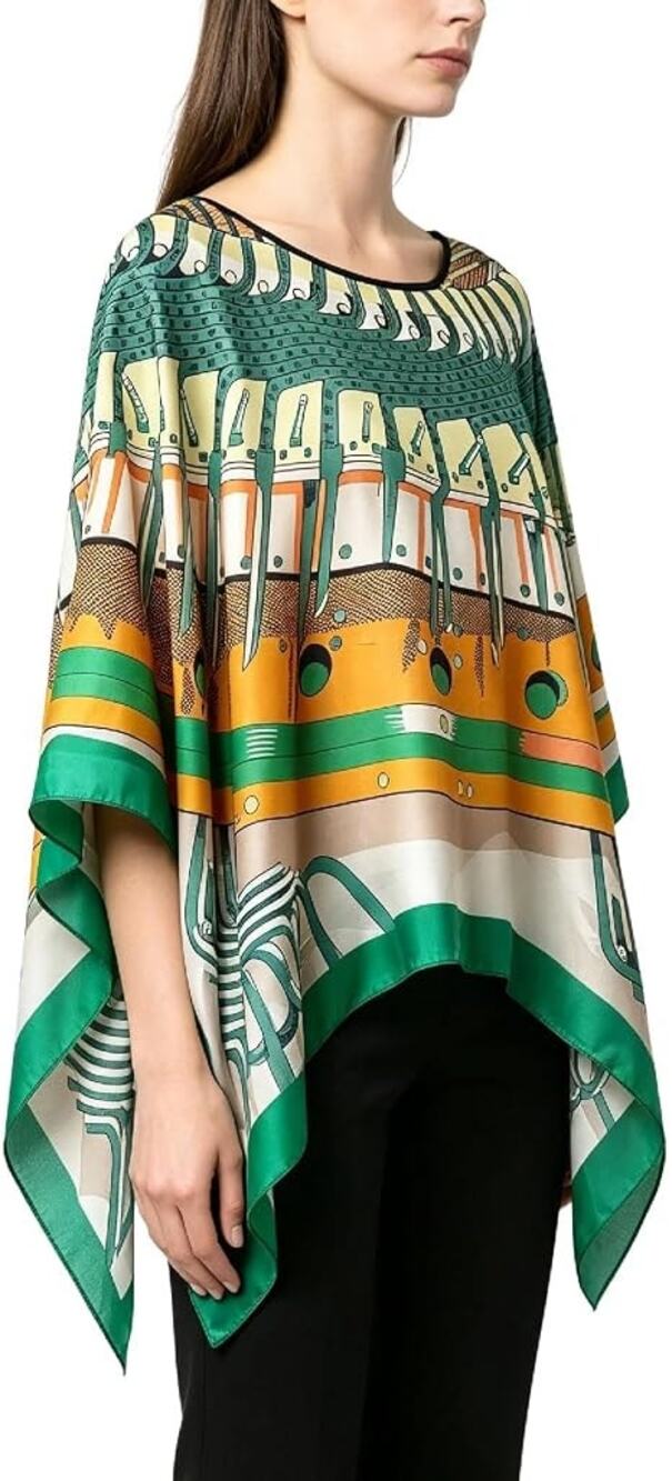 Boho Cover Up Kimono Kaftan Blouse Top Teal New Short Tunic Sheer Poncho